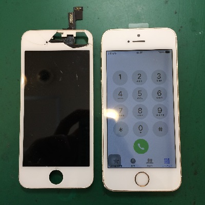 iPhoneSE画面修理後
